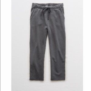 Aerie Fleece Cropped Sweatpants XL